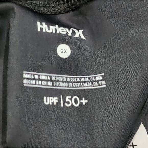 Women's Oao Solid Long Sleeve Mock Neck Rash Guard plus size 2X new!! - Picture 7 of 10